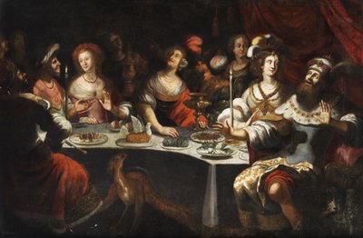 Das Gastmahl des Belsazar von Bartlomiej Strobel